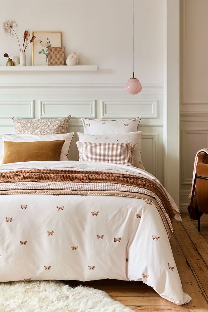 Linge de lit - Délicatesse - Parure de lit en percale de coton - ESSIX