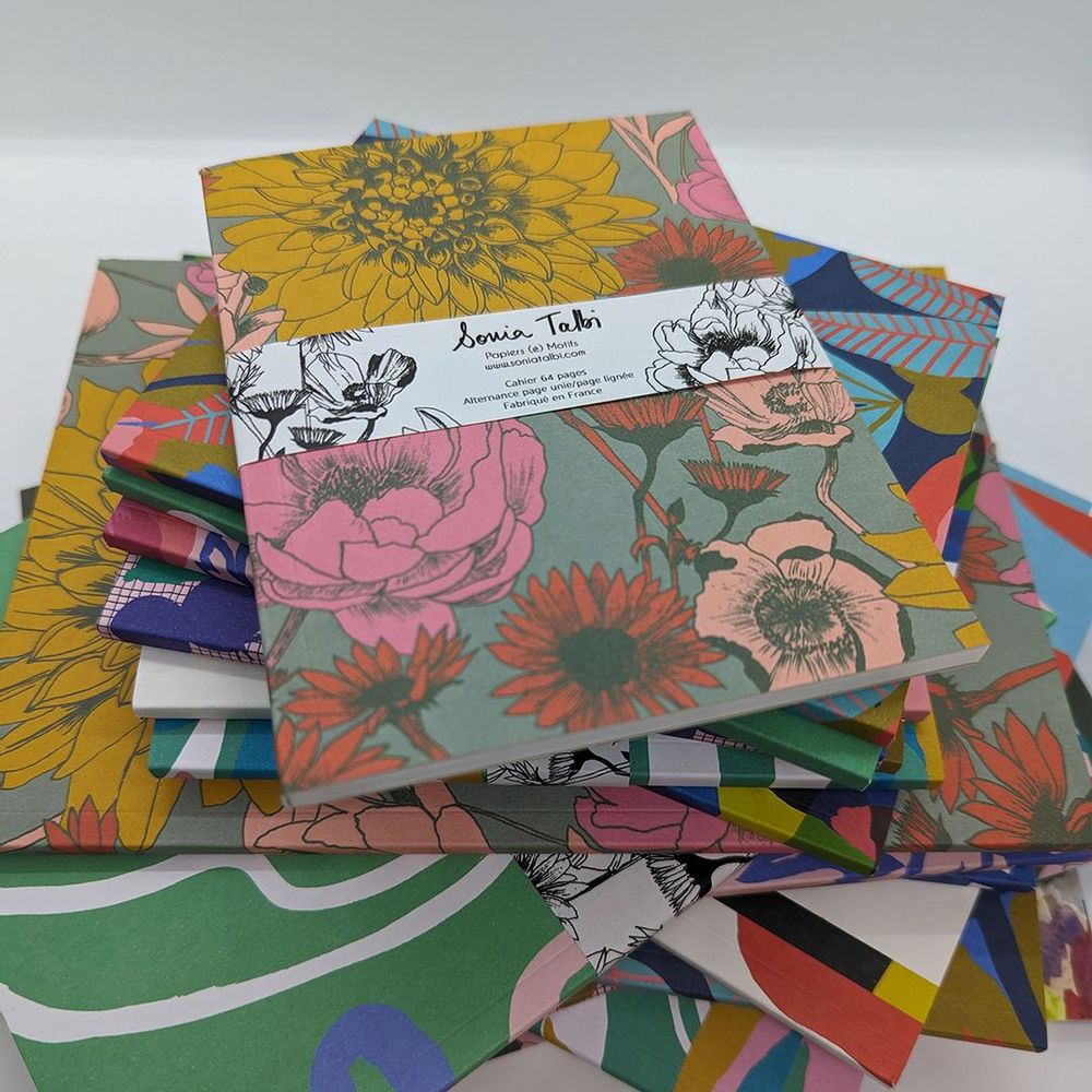 Papeterie - CARNETS - SONIA TALBI PAPIERS (É) MOTIFS