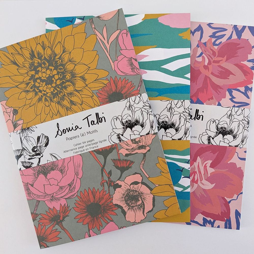 Papeterie - CARNETS - SONIA TALBI PAPIERS (É) MOTIFS
