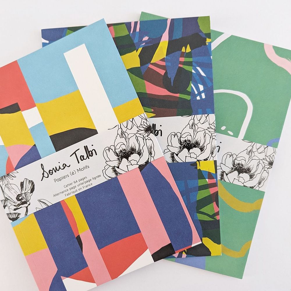 Papeterie - CARNETS - SONIA TALBI PAPIERS (É) MOTIFS