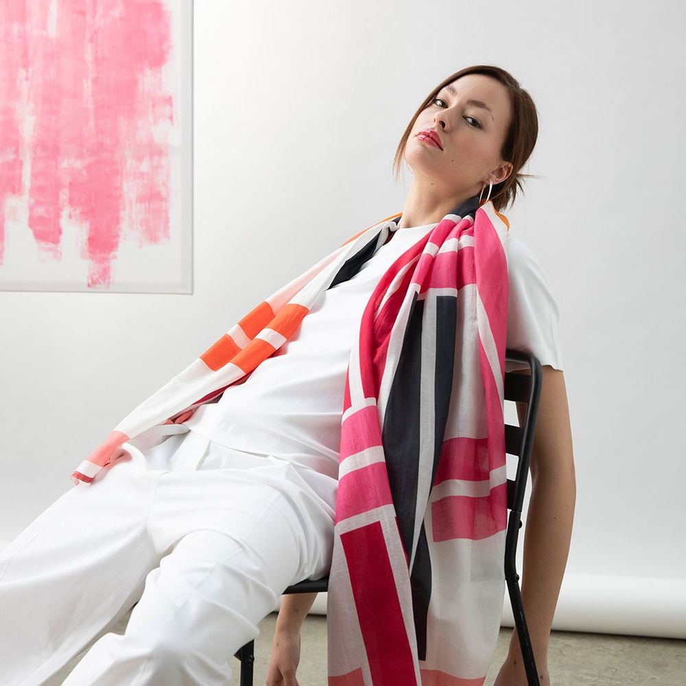 Scarves - Scarves Silk|Cotton SS24 - SHALLS BARCELONA