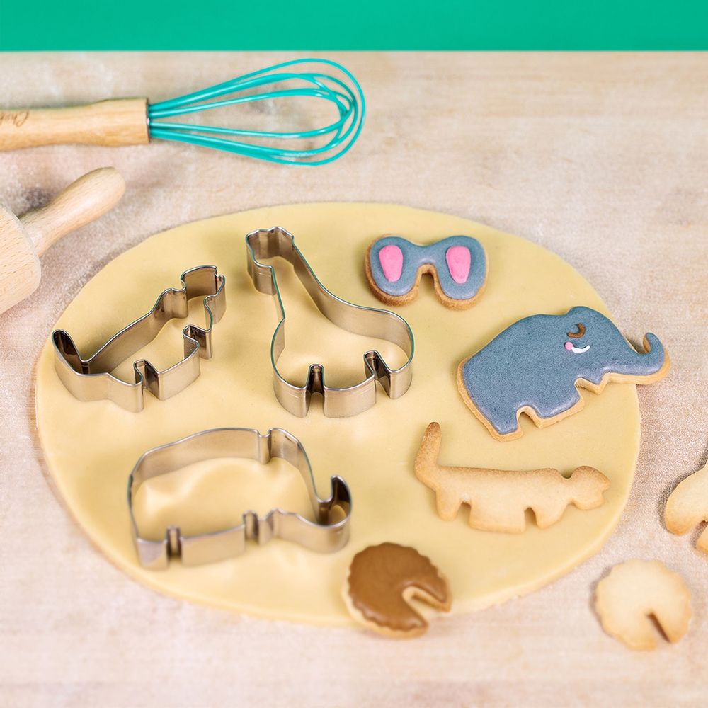 Loisirs créatifs pour enfant - Emporte-Pièces les Biscuits Safari 3D - SNACKING MEDIA / CHEFCLUB