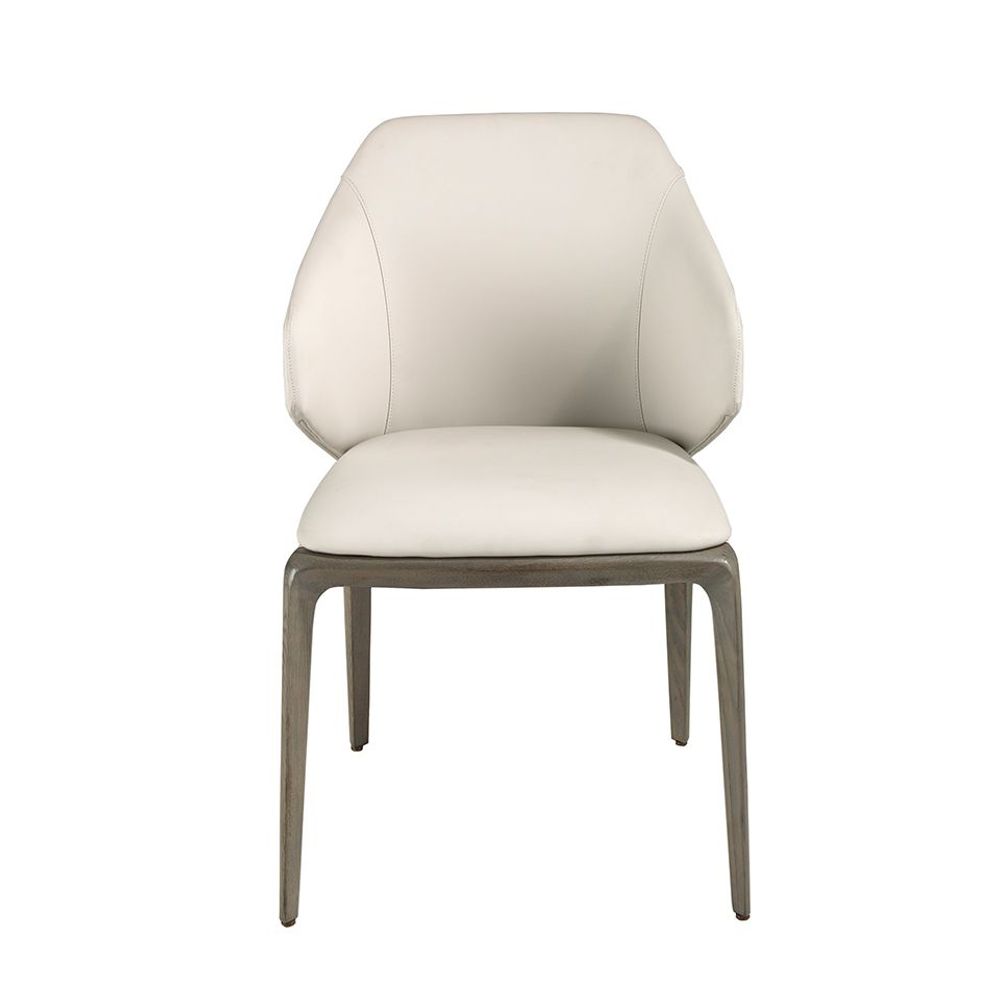 Chairs - Cream leatherette chair - ANGEL CERDÁ