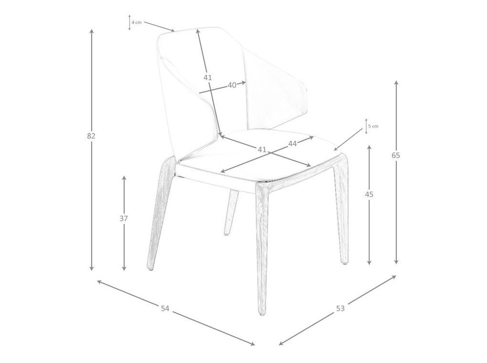 Chairs - Cream leatherette chair - ANGEL CERDÁ