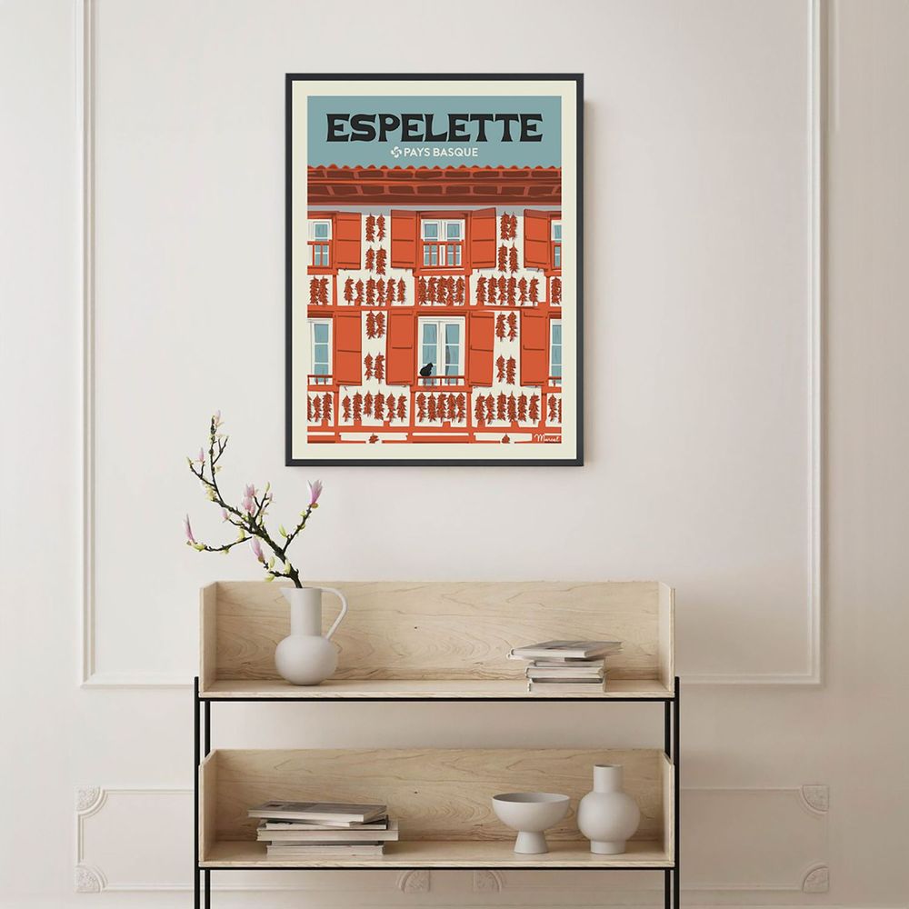 Poster - Poster ESPELETTE - MARCEL TRAVELPOSTERS