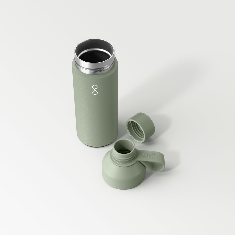 Gifts - \" Ocean Bottle\” the original bottle (500ml) - Slate green - OCEAN BOTTLE