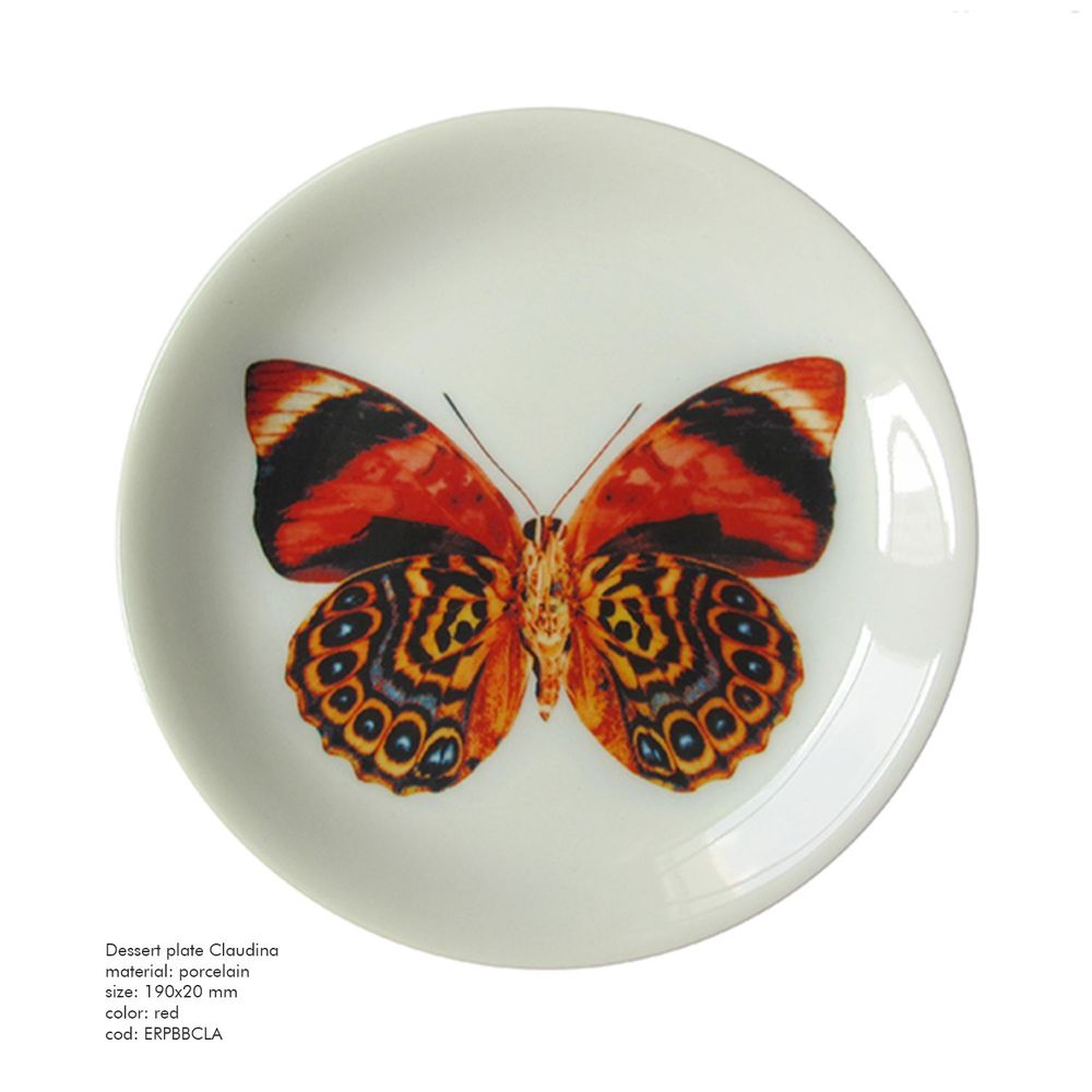 Platter and bowls - Set of 6 dessert plates with different prints. - STUDIO CRIS AZEVEDO
