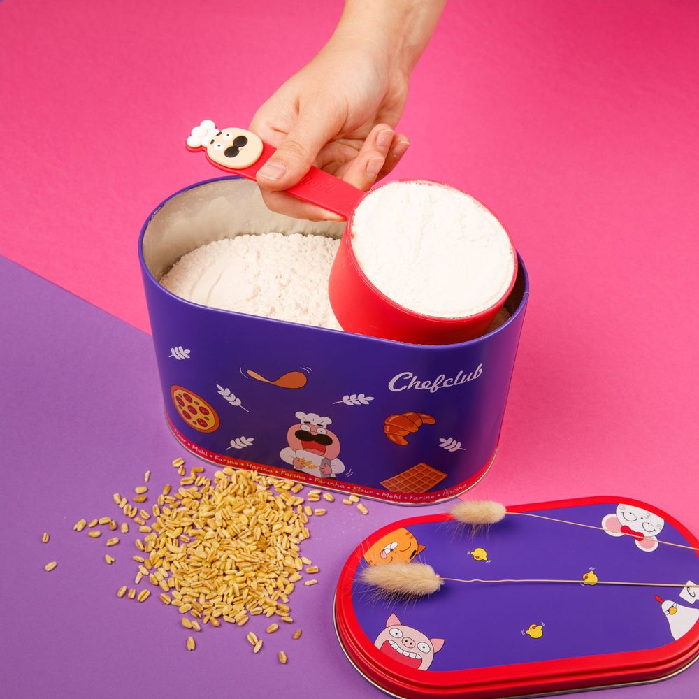 Loisirs créatifs pour enfant - Boîte ingrédients farine Chefclub Kids - SNACKING MEDIA / CHEFCLUB