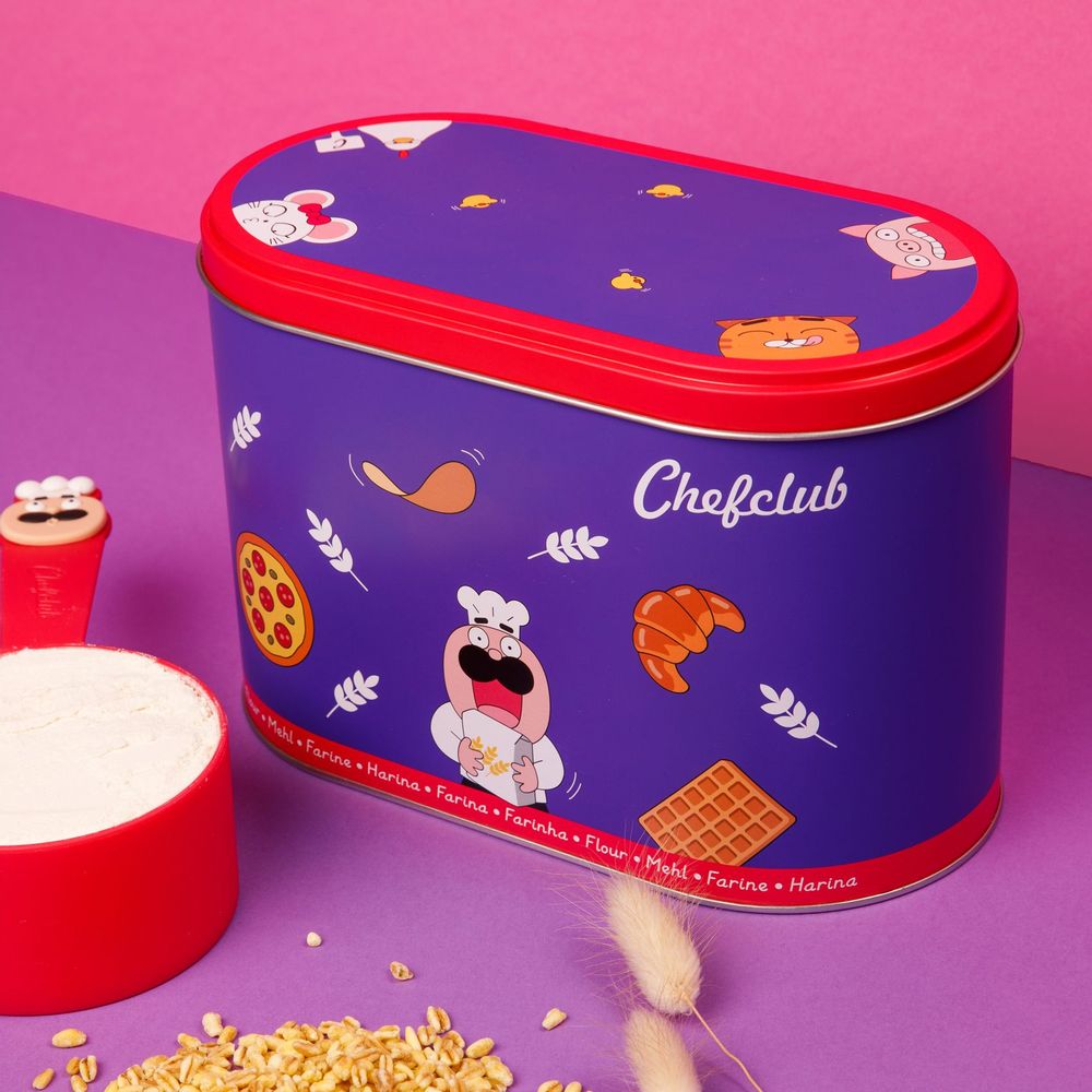 Loisirs créatifs pour enfant - Boîte ingrédients farine Chefclub Kids - SNACKING MEDIA / CHEFCLUB