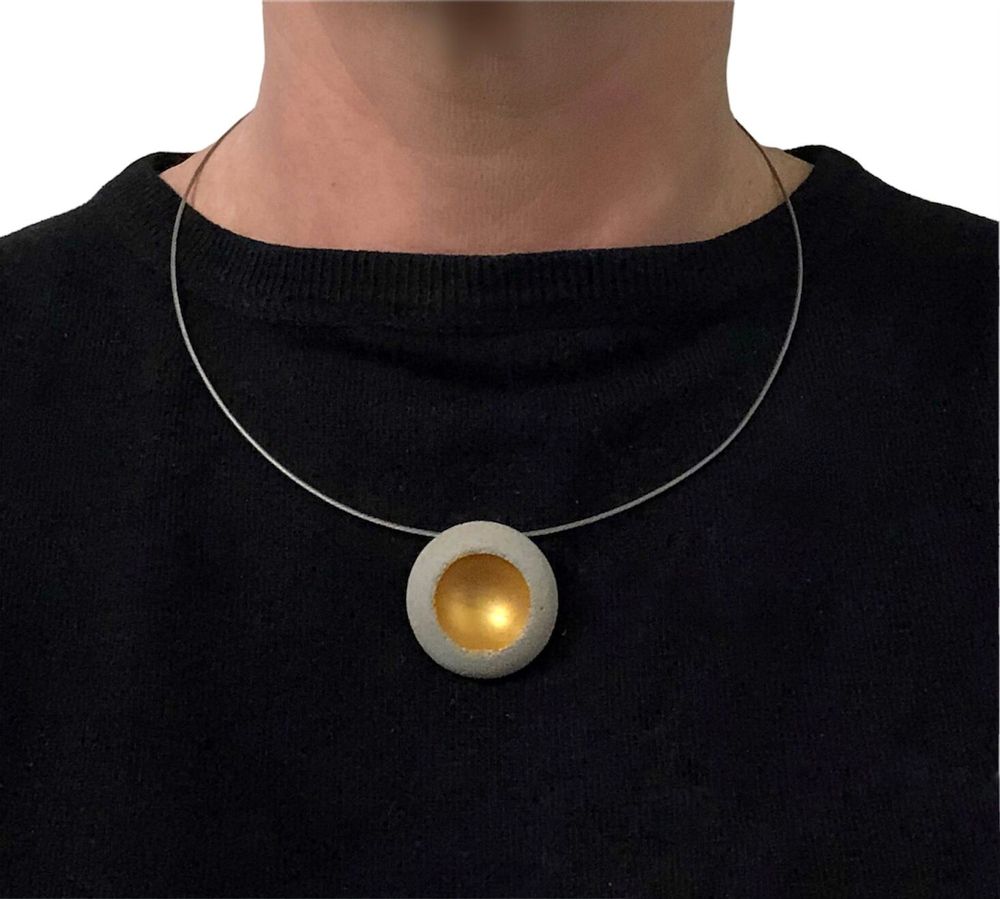 Jewelry - BUBBLE concrete necklace handmade in Paris. - ICY MOUSE