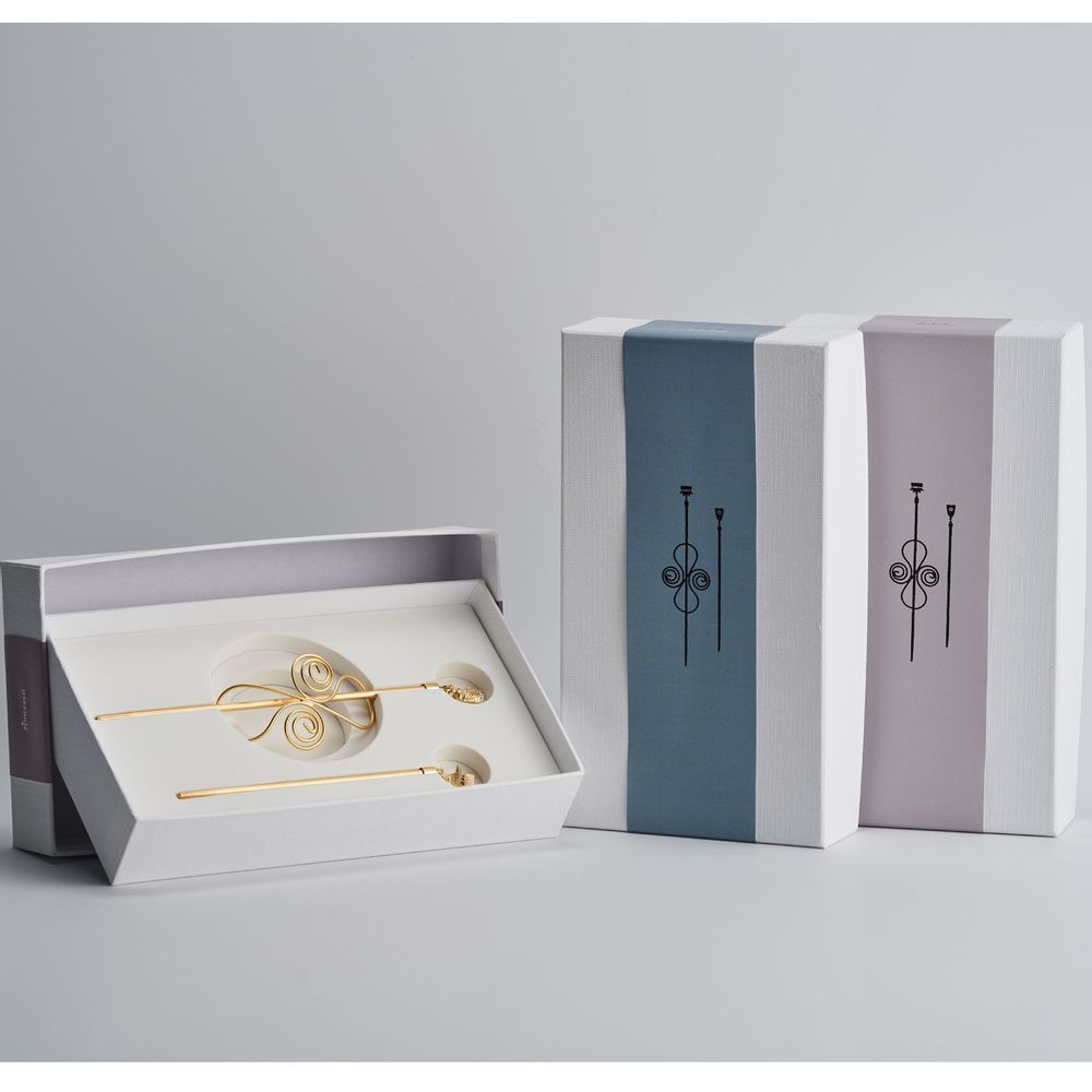 Hair accessories - Cheonnyeon-wolha gainbinyeo set - JINCCECIL