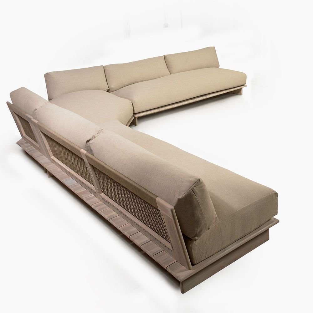 Lawn sofas - OUTDOOR SOFA LANGE - CRISAL DECORACIÓN