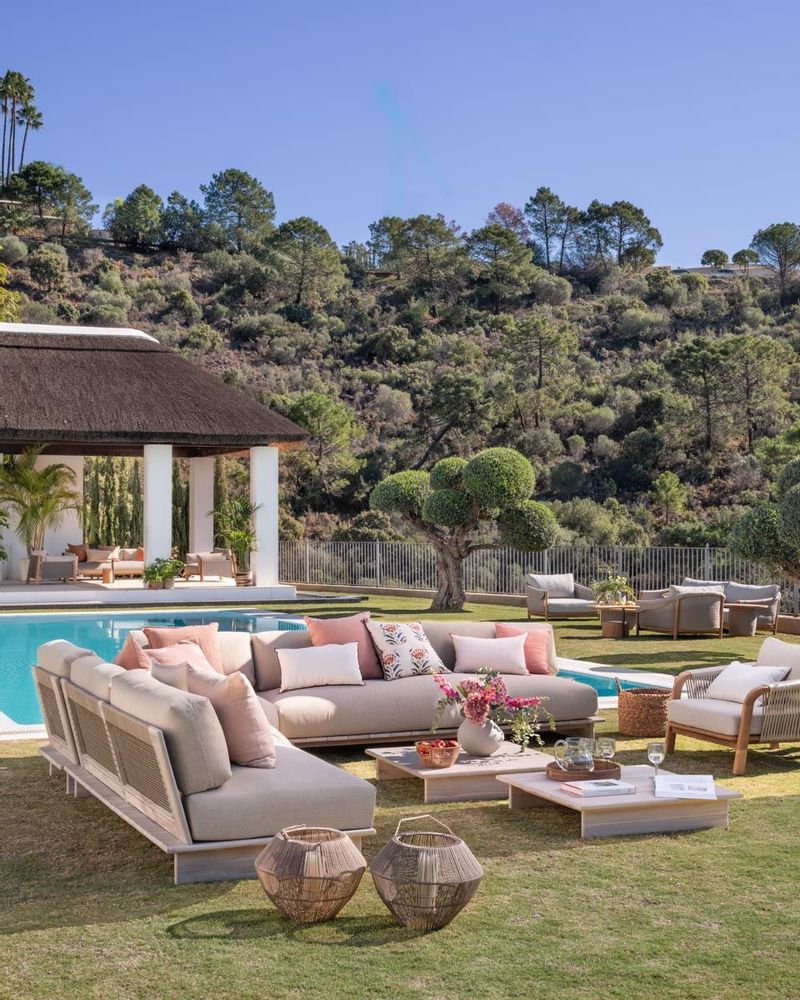 Lawn sofas - OUTDOOR SOFA LANGE - CRISAL DECORACIÓN