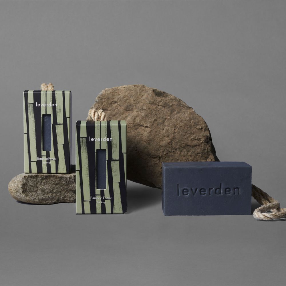 Soaps - Charcoal bar soap - LEVERDEN