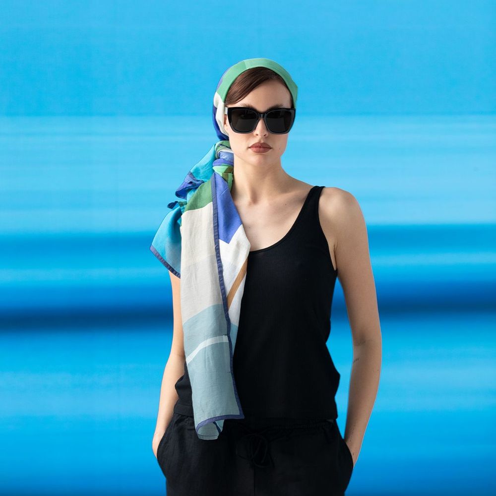 Scarves - Scarves Silk|Cotton SS24 - SHALLS BARCELONA
