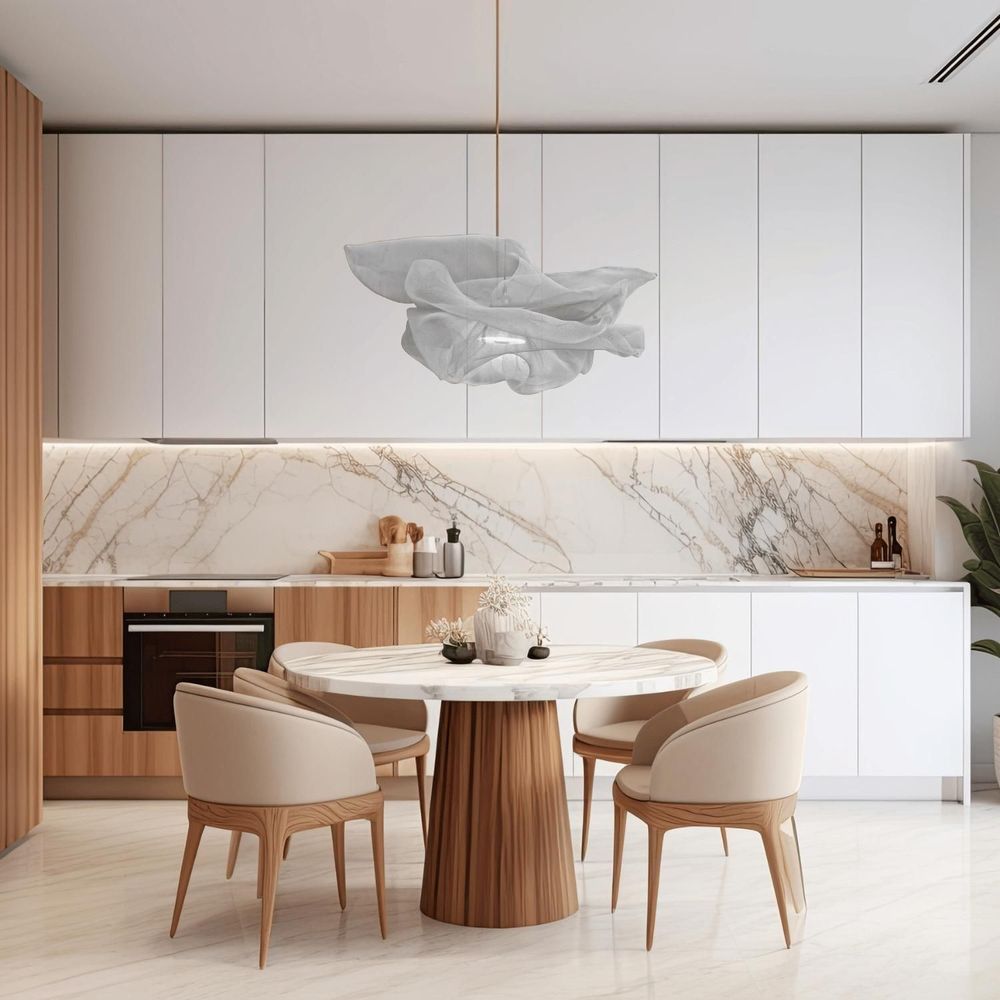 Hanging lights - BALERINA Attitude CHANDELIER - Metallic - LUVI