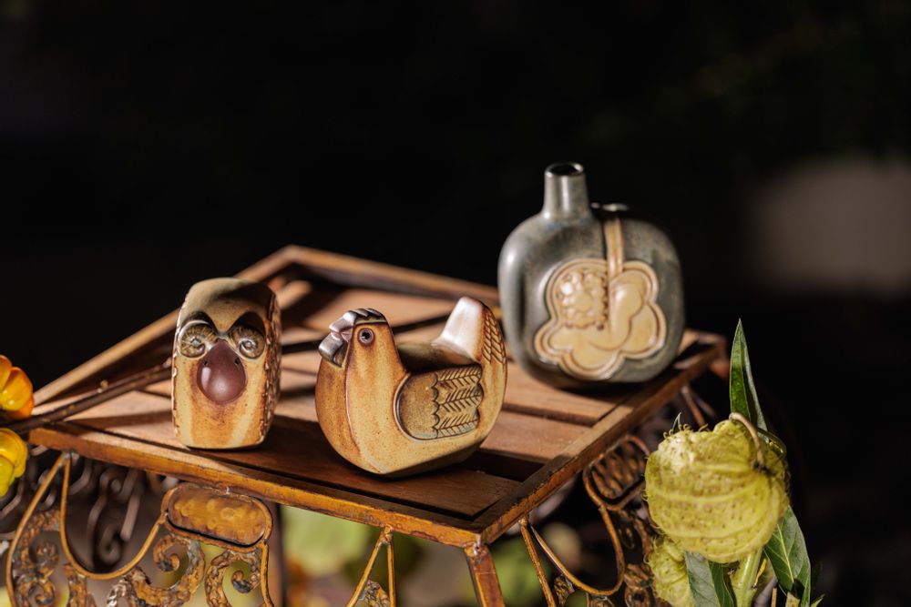 Objets design - Ornement　Poulets  type:plat - KASHIWACRAFT