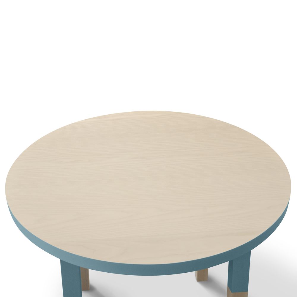 Tables Salle à Manger - Table ronde extensible en bois massif - diamètre 100 cm - MON PETIT MEUBLE FRANÇAIS