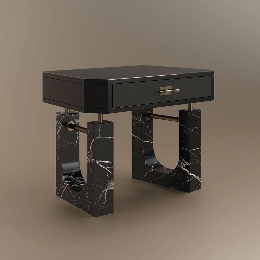 Night tables - Lincoln Bedside table - PORUS STUDIO
