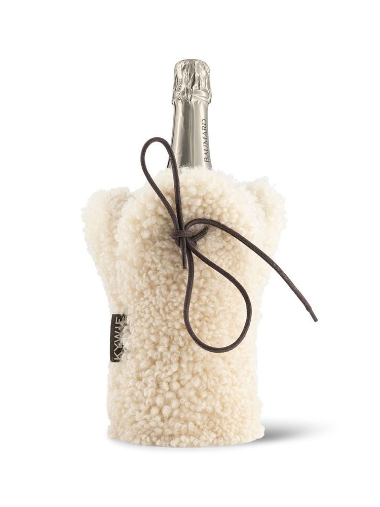 Plats et saladiers - CHAMPAGNE cooler 100% bio-insulation / sheepskin - KYWIE AMSTERDAM