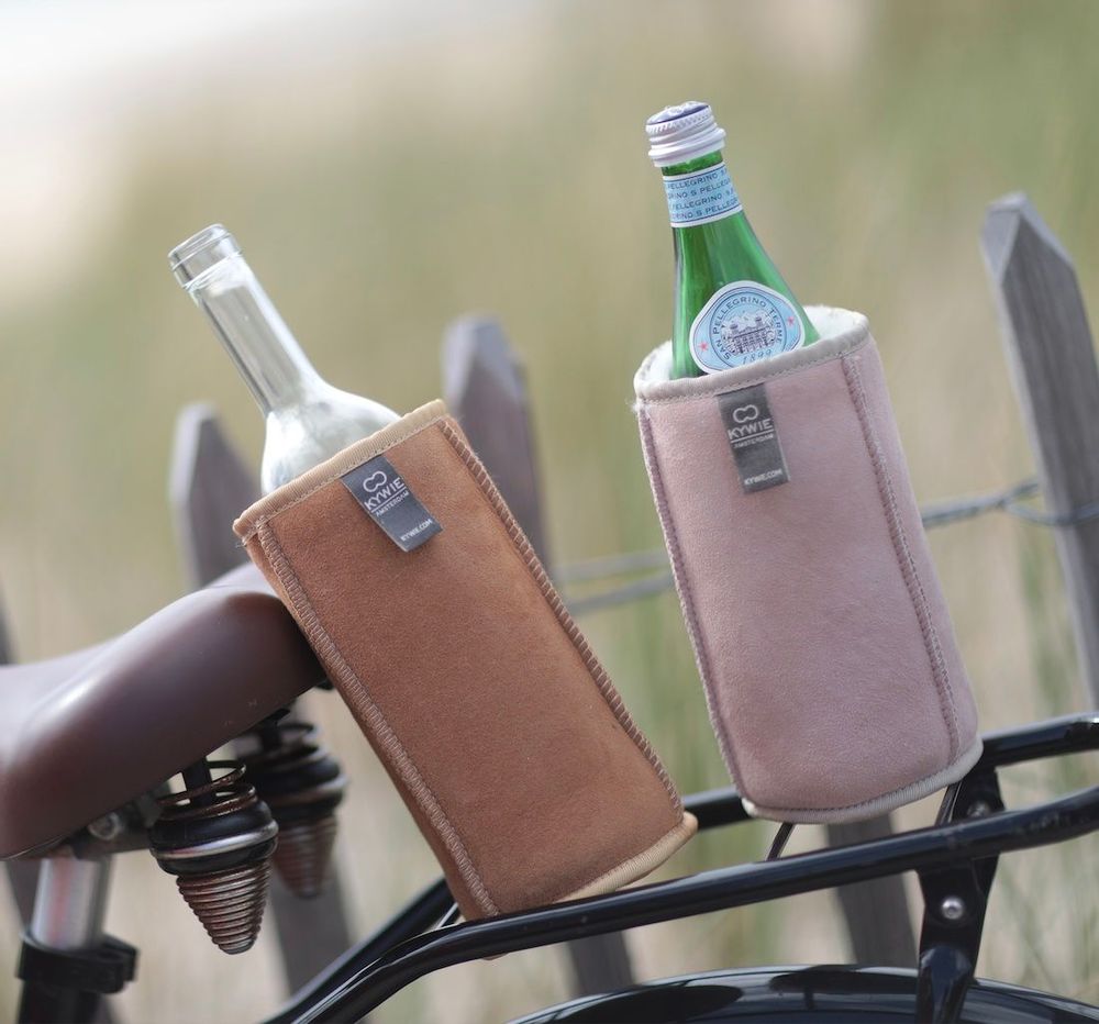 Plats et saladiers - CHAMPAGNE cooler 100% bio-insulation / sheepskin - KYWIE AMSTERDAM