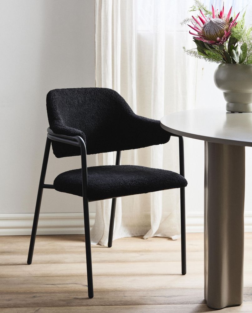 Chaises - Chaise ALBERT - noire - NORDAL