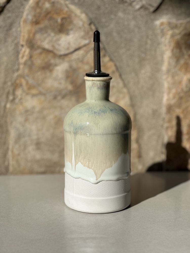 Ceramic - PORCELAIN BOTTLE - ON THE BEACH - DI VINCENZO POUJOULA