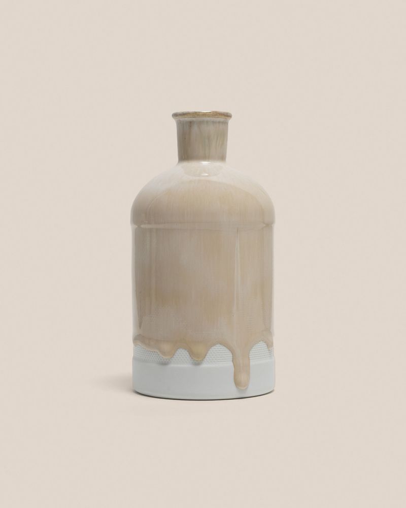 Objets design - BOUTEILLE EN PORCELAINE - CAPPUCCINO - DI VINCENZO POUJOULA