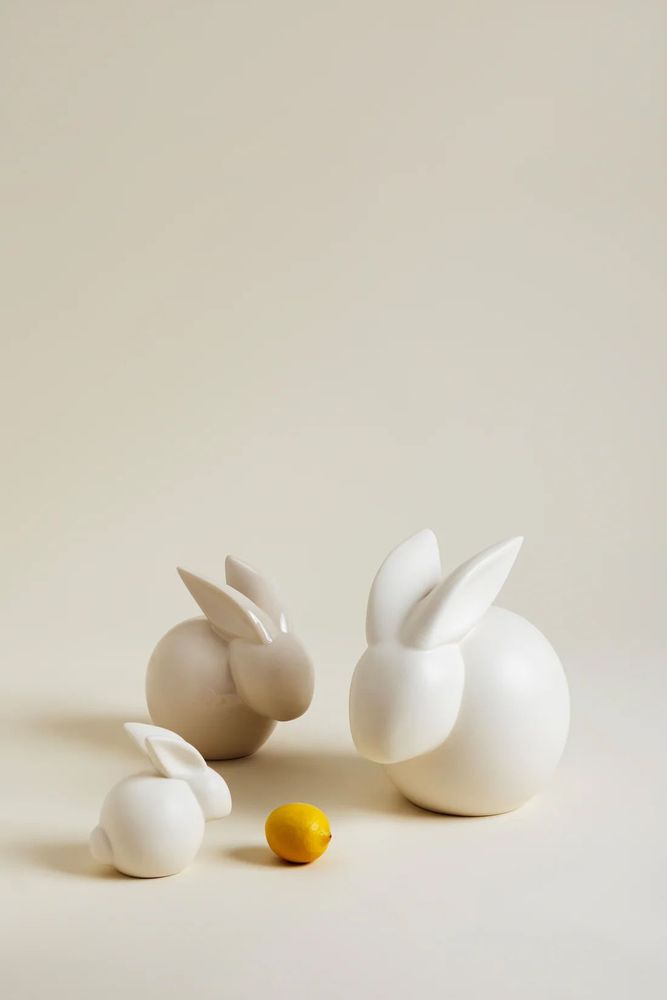 Children's decorative items - Ceramic rabbit (large size) - CHAROLLES