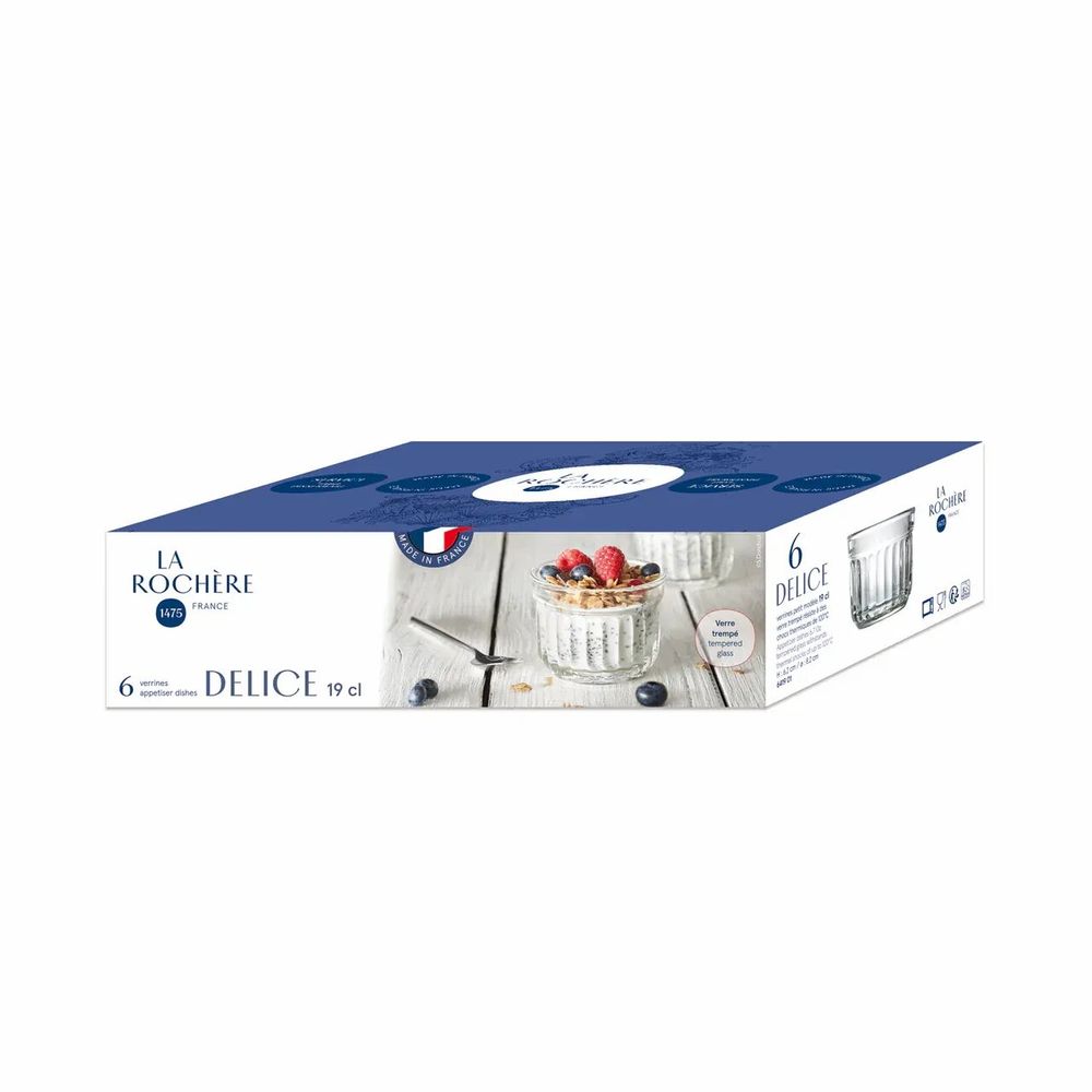 Bowls - Lot de 6 verrines petit modèle DELICE - LA ROCHÈRE