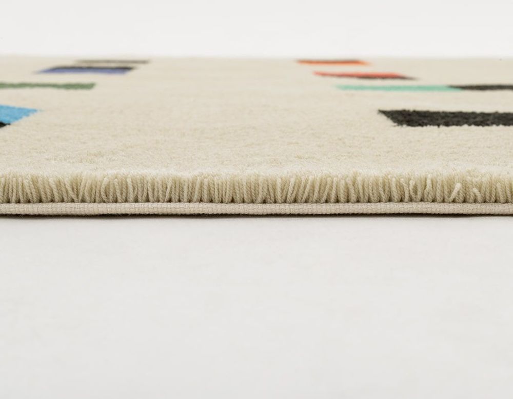 Rugs - Max Bill Art Rug COLORFUL ACCENTS - METROCS
