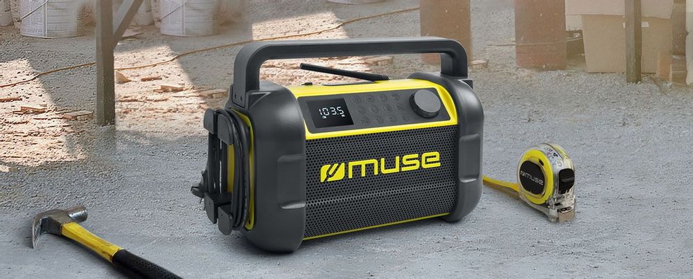 Speakers and radios - CONSTRUCTION RADIO WITH BT M-928 BTY. - MUSE