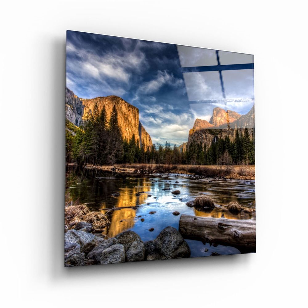 Other wall decoration - ・"Silent River"・Glass Wall Art | Artdesigna Glass Printing Wall Arts. - ARTDESIGNA