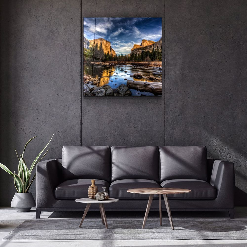 Other wall decoration - ・"Silent River"・Glass Wall Art | Artdesigna Glass Printing Wall Arts. - ARTDESIGNA