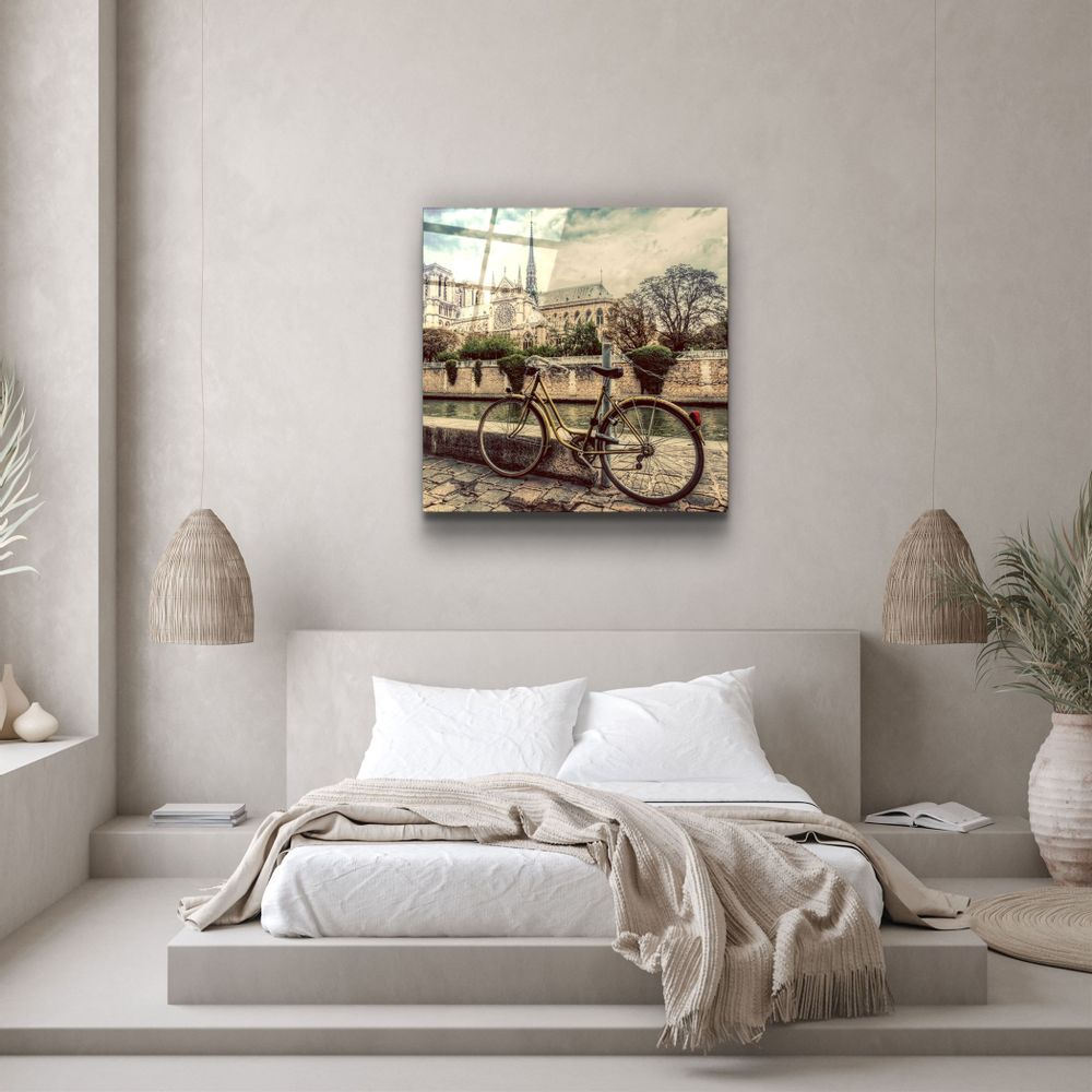 Other wall decoration - ・"Bicycle"・Glass Wall Art | Artdesigna Glass Printing Wall Arts. - ARTDESIGNA