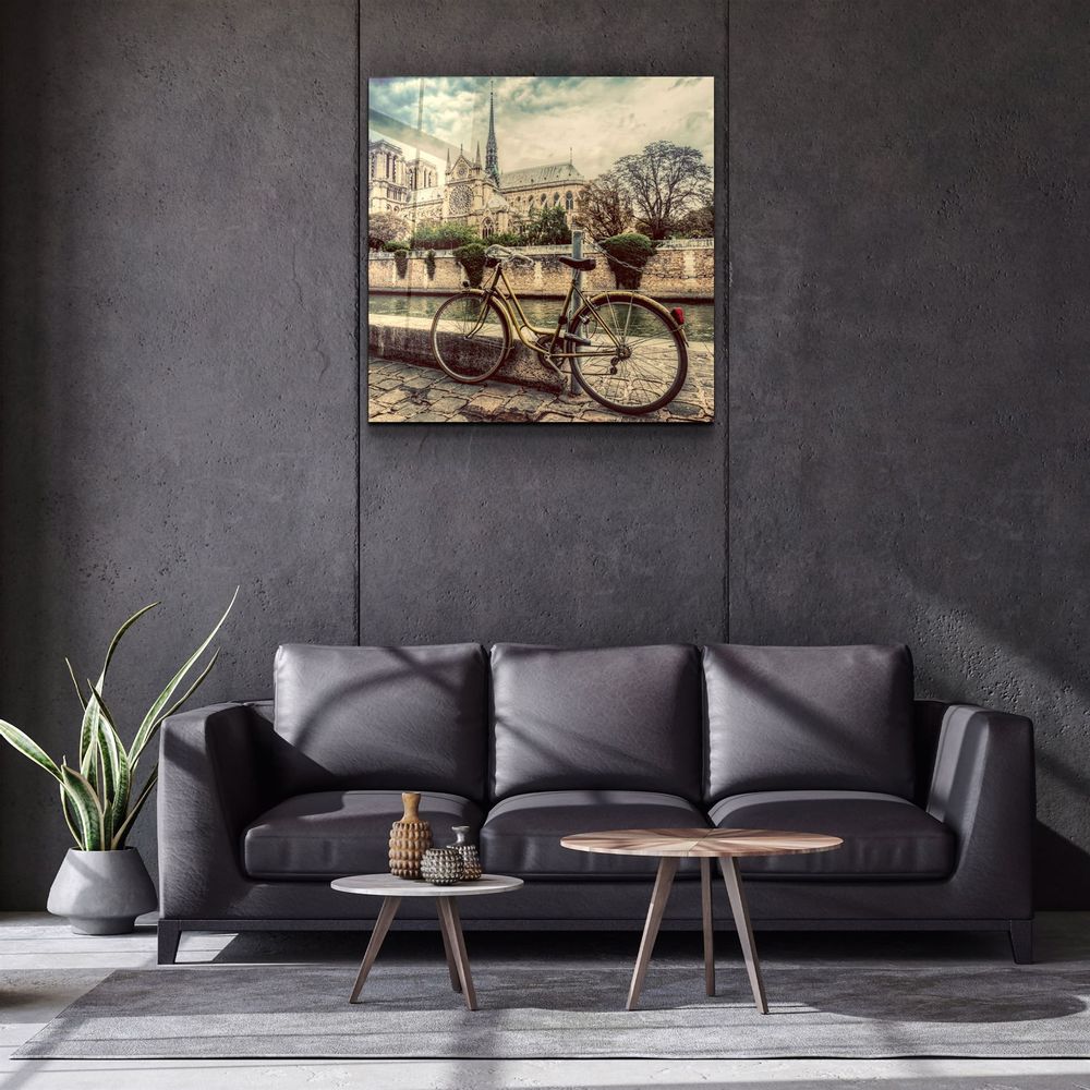 Other wall decoration - ・"Bicycle"・Glass Wall Art | Artdesigna Glass Printing Wall Arts. - ARTDESIGNA