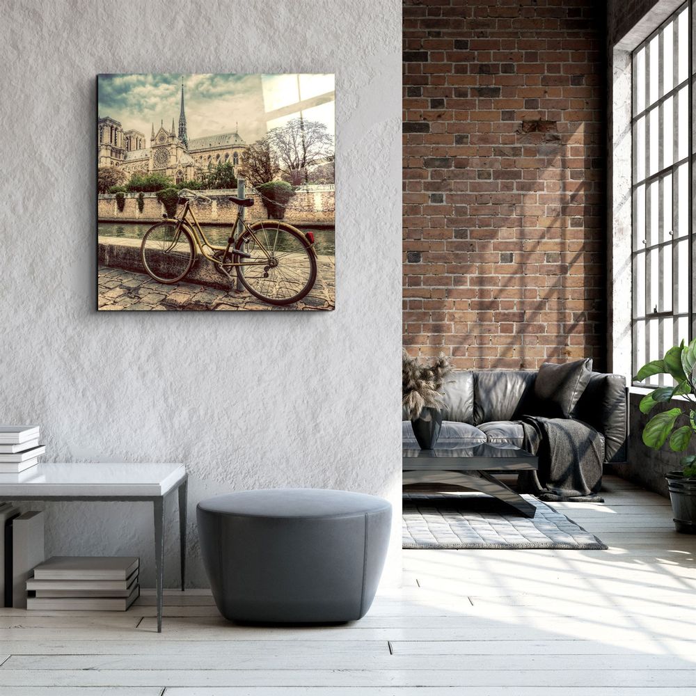 Other wall decoration - ・"Bicycle"・Glass Wall Art | Artdesigna Glass Printing Wall Arts. - ARTDESIGNA