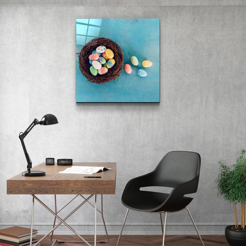 Other wall decoration - ・"Easter Eggs"・Glass Wall Art | Artdesigna Glass Printing Wall Arts. - ARTDESIGNA