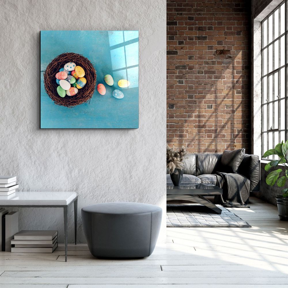Other wall decoration - ・"Easter Eggs"・Glass Wall Art | Artdesigna Glass Printing Wall Arts. - ARTDESIGNA