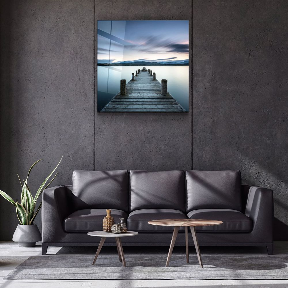 Other wall decoration - ・"Quay"・Glass Wall Art | Artdesigna Glass Printing Wall Arts. - ARTDESIGNA