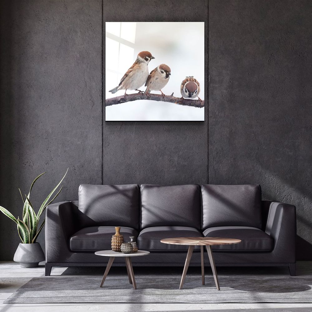 Autres décorations murales - ・"Birds"・Glass Wall Art | Artdesigna Glass Printing Wall Arts. - ARTDESIGNA