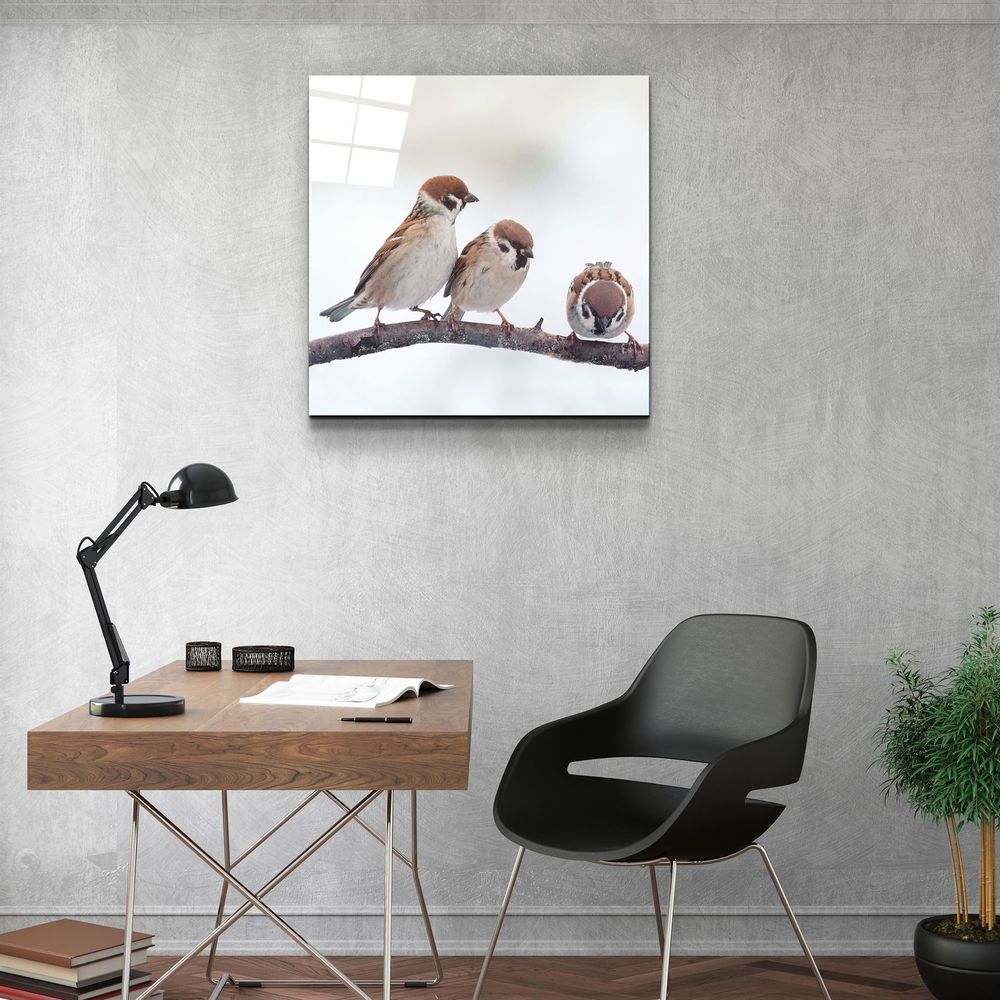 Autres décorations murales - ・"Birds"・Glass Wall Art | Artdesigna Glass Printing Wall Arts. - ARTDESIGNA