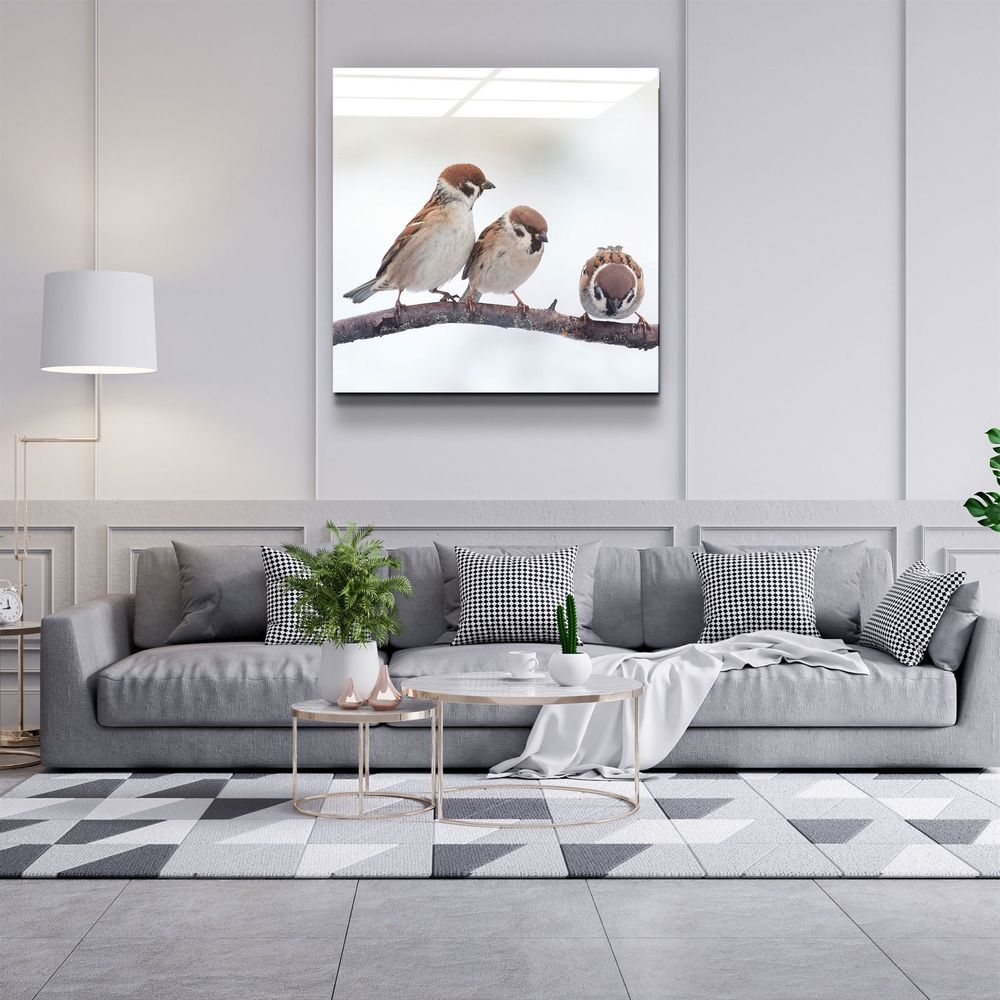 Autres décorations murales - ・"Birds"・Glass Wall Art | Artdesigna Glass Printing Wall Arts. - ARTDESIGNA