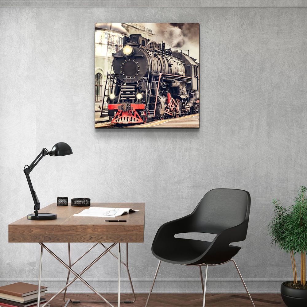 Other wall decoration - ・"Train"・Glass Wall Art | Artdesigna Glass Printing Wall Arts. - ARTDESIGNA