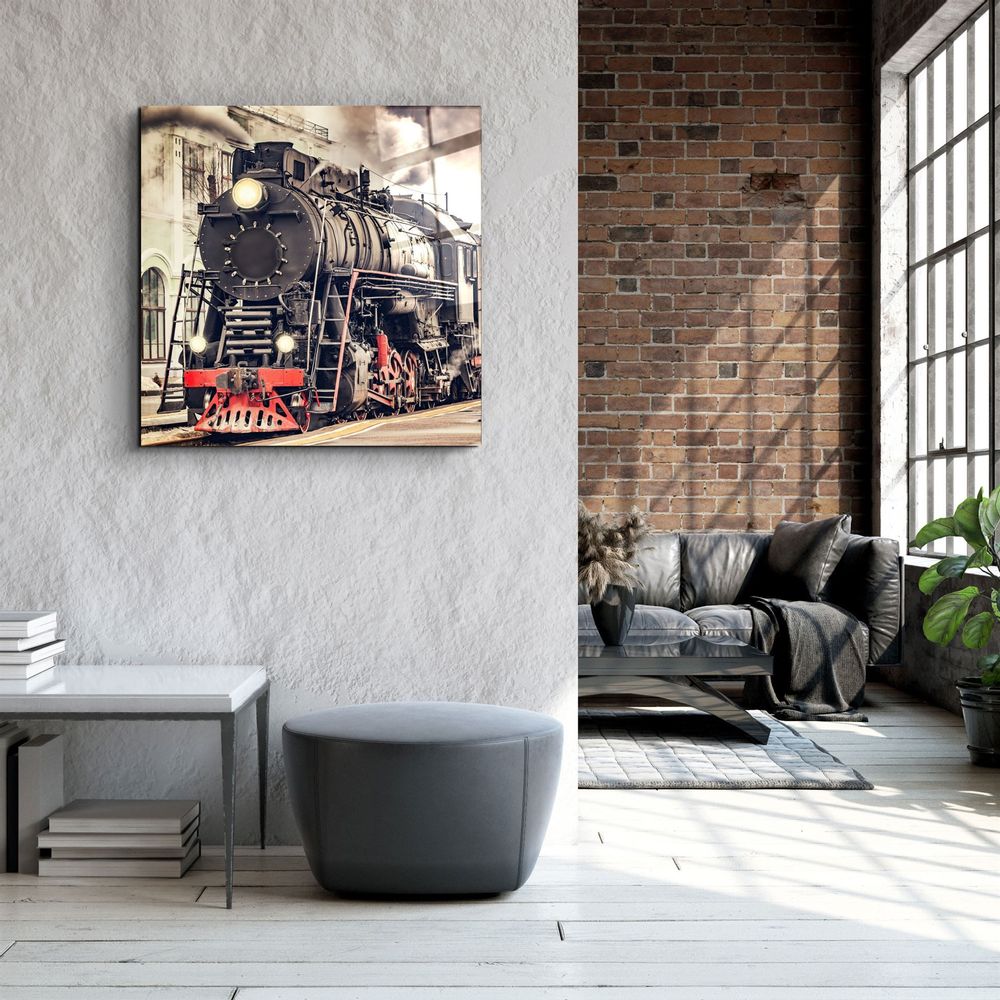 Other wall decoration - ・"Train"・Glass Wall Art | Artdesigna Glass Printing Wall Arts. - ARTDESIGNA