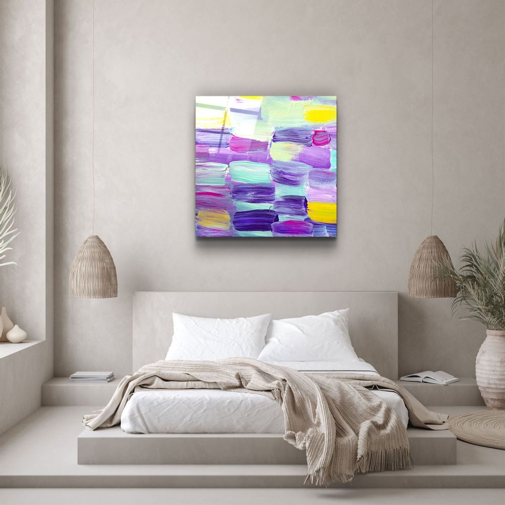 Other wall decoration - ・"Pinkastone"・Glass Wall Art | Artdesigna Glass Printing Wall Arts. - ARTDESIGNA