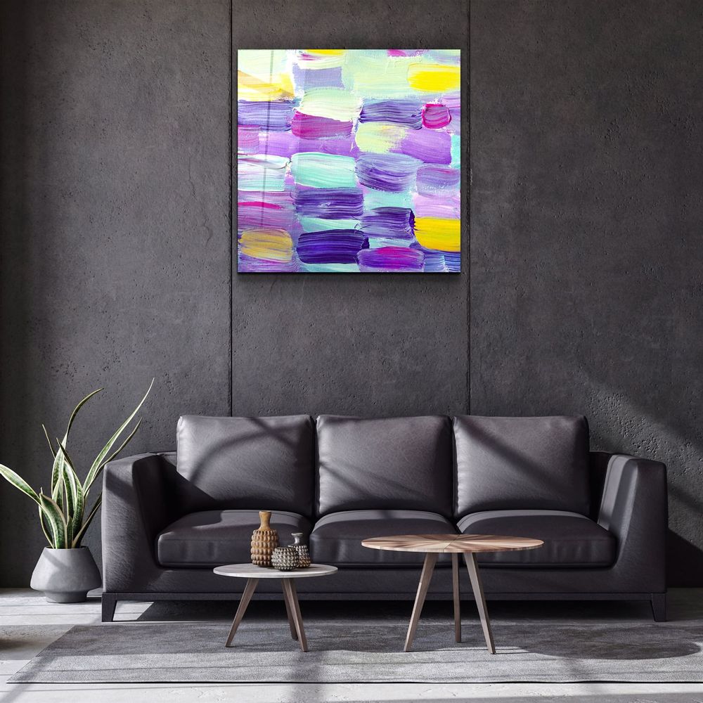 Other wall decoration - ・"Pinkastone"・Glass Wall Art | Artdesigna Glass Printing Wall Arts. - ARTDESIGNA
