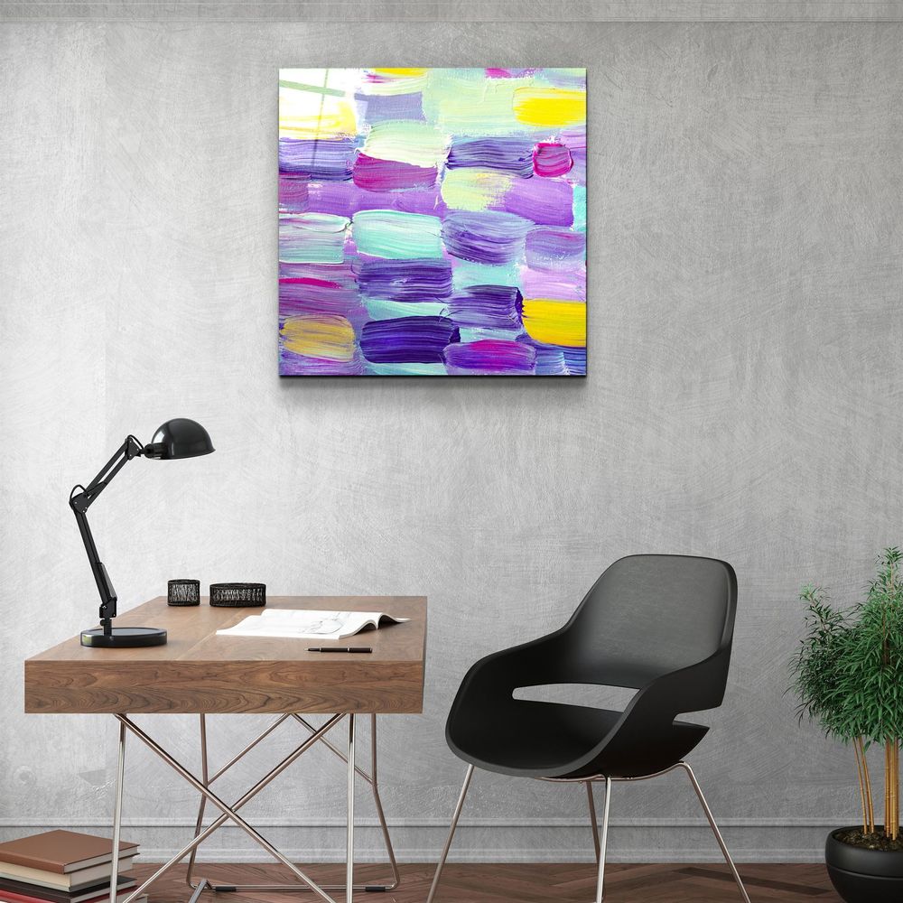 Other wall decoration - ・"Pinkastone"・Glass Wall Art | Artdesigna Glass Printing Wall Arts. - ARTDESIGNA