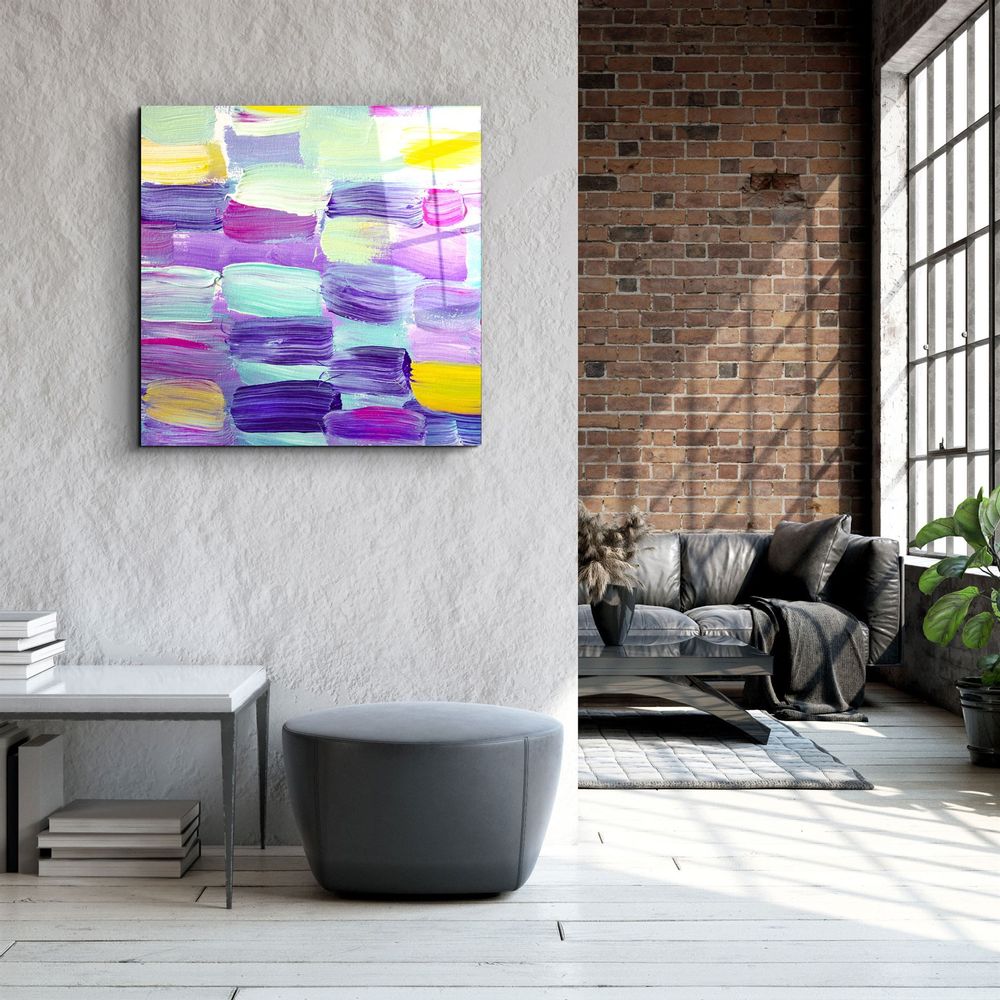 Other wall decoration - ・"Pinkastone"・Glass Wall Art | Artdesigna Glass Printing Wall Arts. - ARTDESIGNA