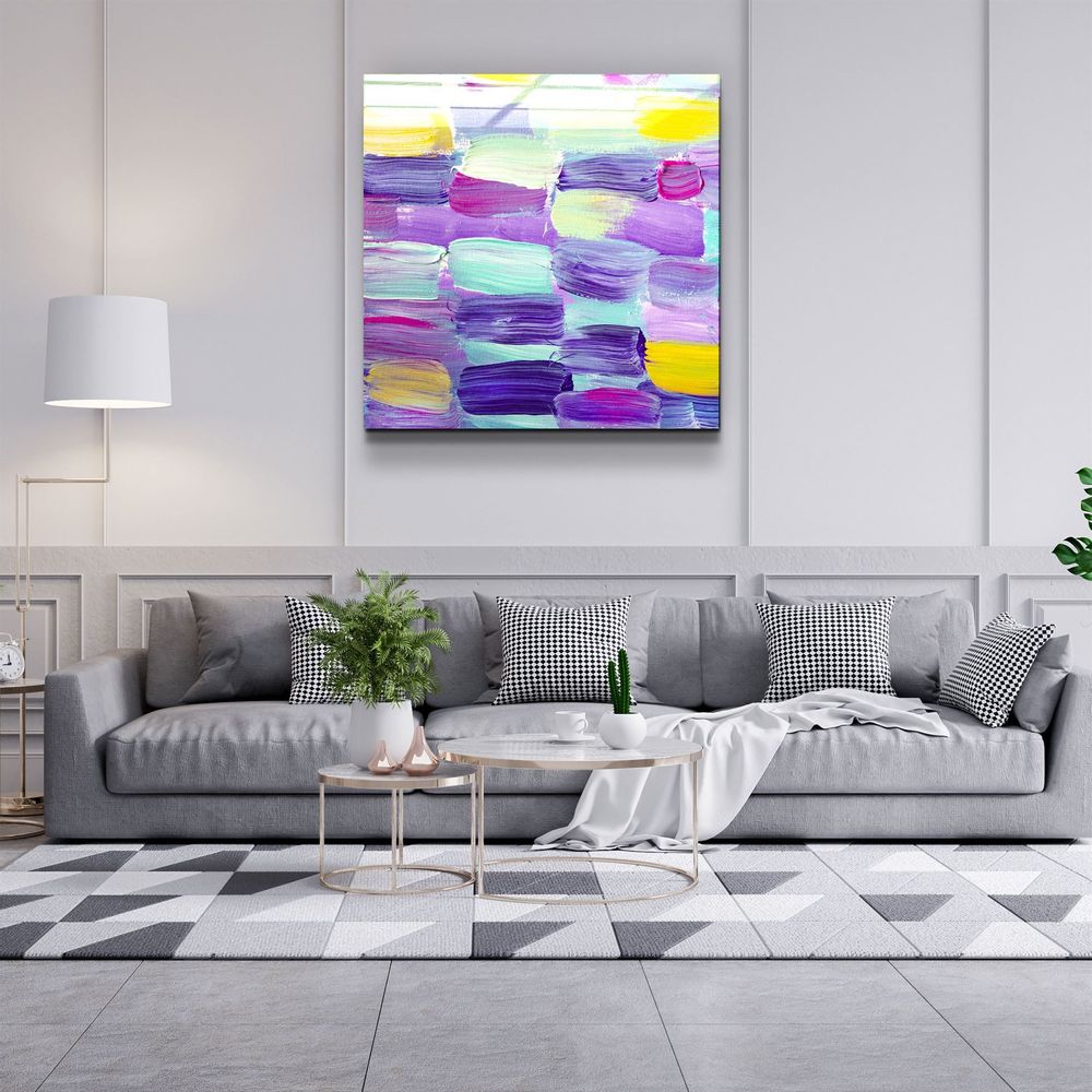 Other wall decoration - ・"Pinkastone"・Glass Wall Art | Artdesigna Glass Printing Wall Arts. - ARTDESIGNA